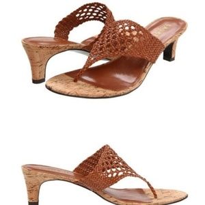 Lauren Ralph Lauren "Nalena" Leather Heels